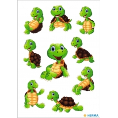 Stikeri MAGIC LITTLE TURTLE, MOVING EYE Herma