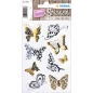 Stikeri CREATIVE ST.BUTTERFLIES GOLD AND SILVER Herma