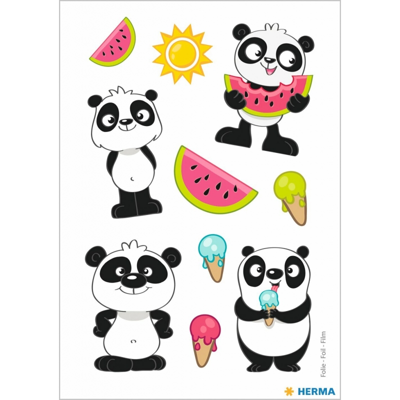 Stikeri MAGIC PANDA-THE LITTLE BEAR, FOIL Herma