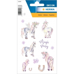 Stikeri DECOR MAGIC PONY, GLITTERY Herma