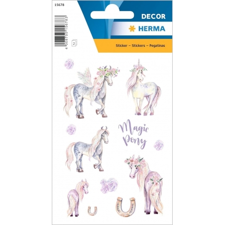 Stikeri DECOR MAGIC PONY, GLITTERY Herma