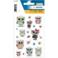 Stikeri MAGIC OWL & FRIENDS, GLITTERY FOIL Herma