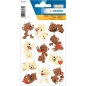 Stikeri MAGIC BEARS, GLITTERY Herma