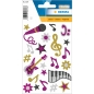Stikeri MAGIC MUSIC, GLITTERY Herma