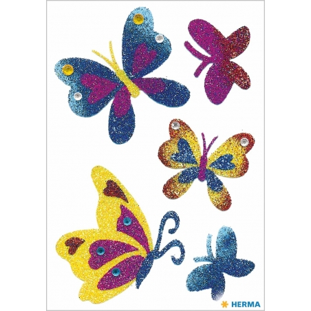 Stikeri MAGIC BUTTERFLIES,DIAMOND GLITTE Herma
