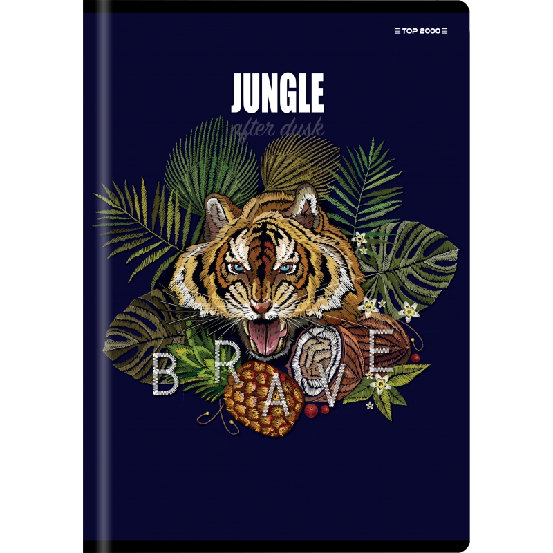 Sveska A5 SuperPremium TP 96 lista Jungle, 70g Top2000 karo