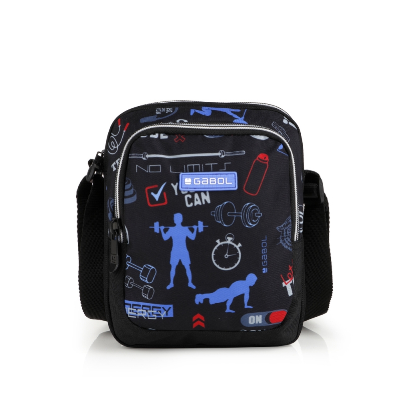 Torbica na rame 16x20x6,5 cm 2l-0,13 kg Training Gabol crna