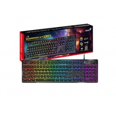 Genius SCORPION K7, AL, BLK, US, USB