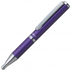 Olovka hemijska teleskopska 0,7mm u poklon kutiji SL-F1 Zebra 23478-24 ljubičasta-srebrna