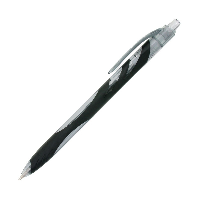 Olovka hemijska 1,0mm sa gumiranim telom (uložak crni) Ola Zebra 13941 crna