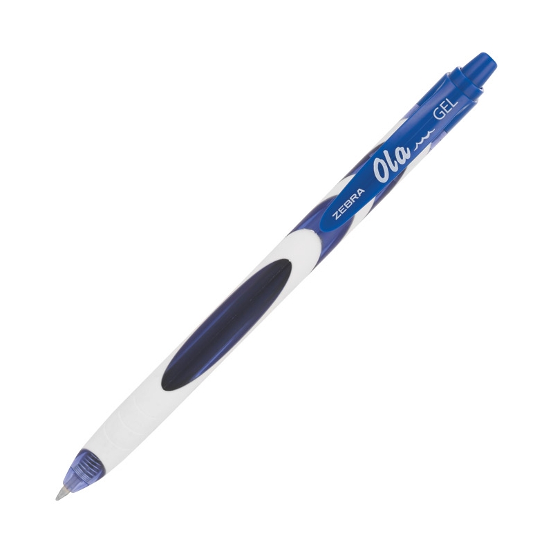 Roler gel 0,7mm sa gumenim gripom (uložak plavi) Ola Zebra 81912 plava