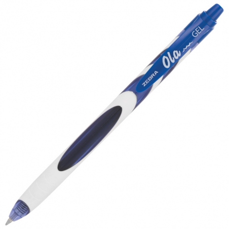 Roler gel 0,7mm sa gumenim gripom (uložak plavi) Ola Zebra 81912 plava