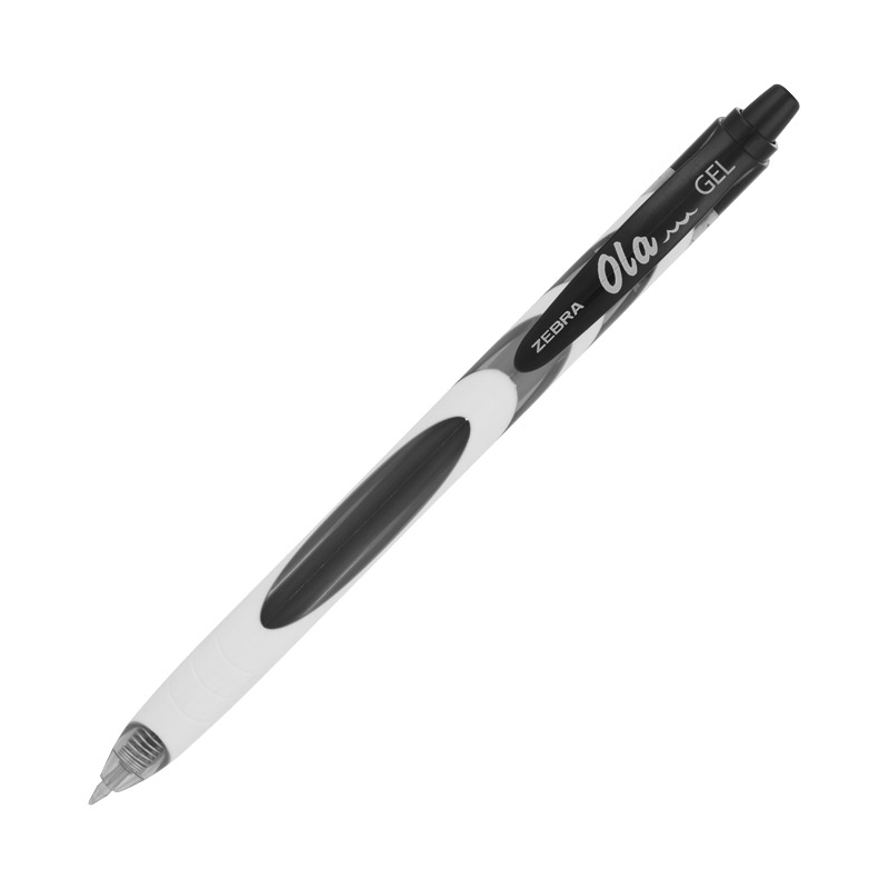 Roler gel 0,7mm sa gumenim gripom (uložak crni) Ola Zebra 81911 crni