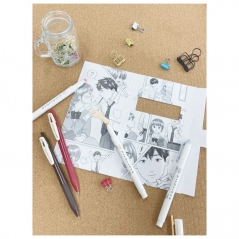 Set Manga Give me a bite (roler Sarasa Clip pk2+flomaster obostrani Mildliner pk3) Zebra 56536