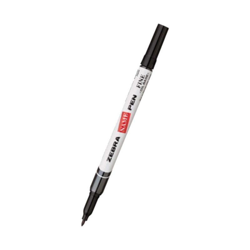 Marker uljani 1,2-1,5mm okrugli vrh Name Pen Zebra 33106 crni