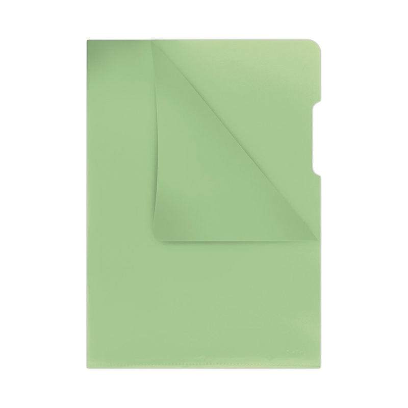 Fascikla "L" u boji 180my pp A4 sjajna pk100 Donau 1784095PL-06 zelena
