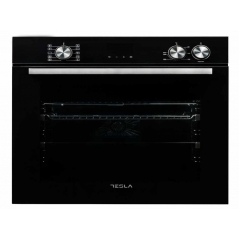 Ugradna rerna TESLA BO900FBSA ventilatorska/81L/mehanicka/crna