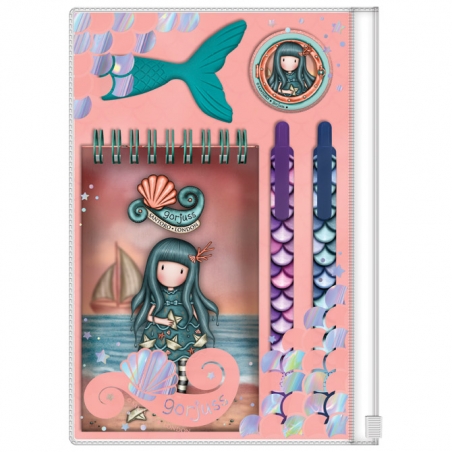 Set za pisanje u fascikli sa zipom Washed Ashore Gorjuss 1294GJ04