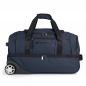 Torba putna sa točkićima 2 odeljka 55x32x29 cm 51l/2,2 kg Canada Gabol tamno plava