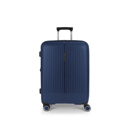 Kofer srednji PROŠIRIVI 45x65x27/30cm Brooklyn 70/77,8 l-3,4 kg Gabol metalik plava