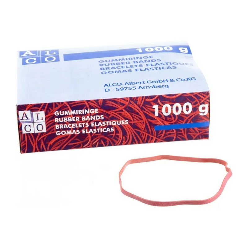 Gumice 6mm o200mm, 1kg u kutiji Alco