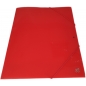 Fascikla PVC sa gumicom A4, 320x246x10mm, providna O+CO crvena