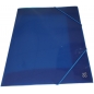 Fascikla PVC sa gumicom A4, 320x246x10mm, providna O+CO plava