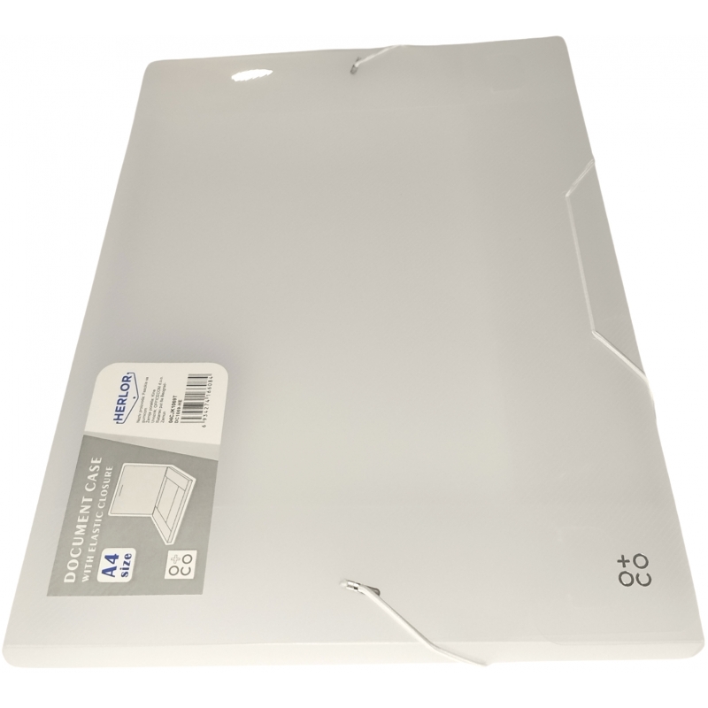 Fascikla BOX, PVC sa gumicom A4, 335x246x20mm, providna O+CO transparent