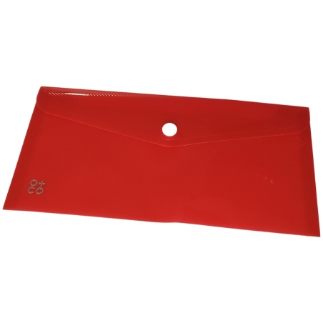 Fascikla pismo DIN lang, 235x120mm, providna O+CO crvena
