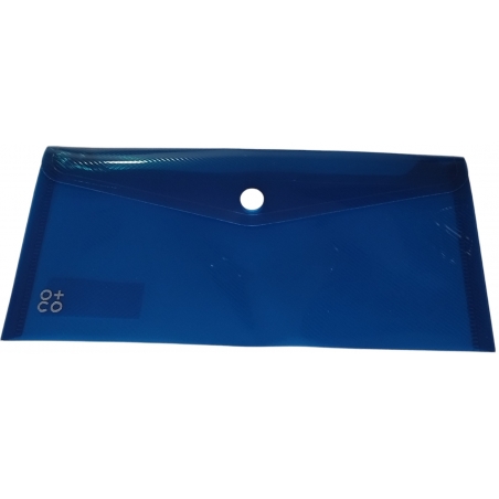 Fascikla pismo DIN lang, 235x120mm, providna O+CO plava