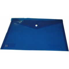 Fascikla pismo A4, 333x235mm, providna O+CO plava