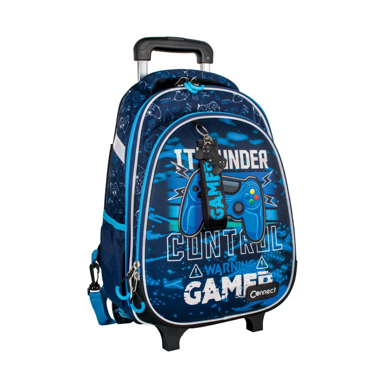 Ranac đački s točkićima XT Gamer 25.Connect 57386
