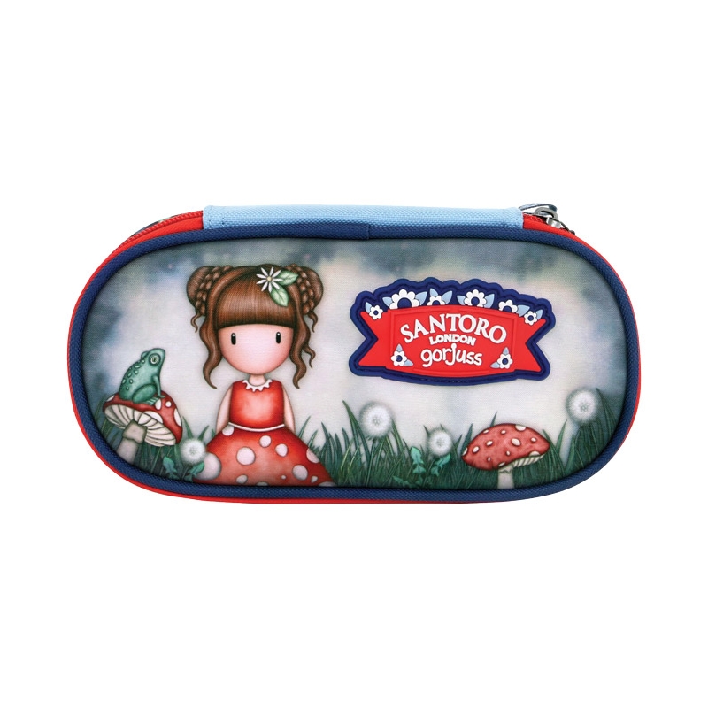 Pernica ovalna 1zip 1preklop Little Mushroom Gorjuss 384GJ35