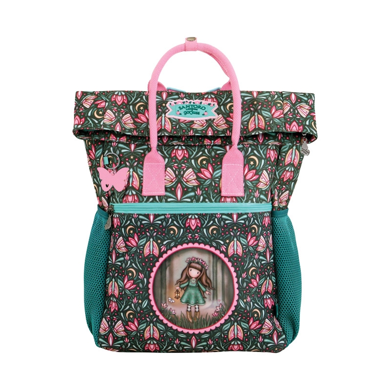 Ranac đački Roll top 1zip 1džep Woodland Wildflower Gorjuss 1329GJ04