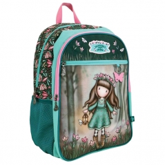 Ranac đački sa ojačanjem Classic 2zipa 1džep Woodland Wildflower Gorjuss 1327GJ04