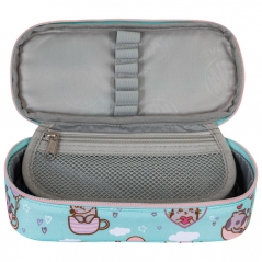 Pernica prazna ovalna 1zip 1 preklop AC6 Kitty's World 24.Astrabag 503024073 svetlo roze