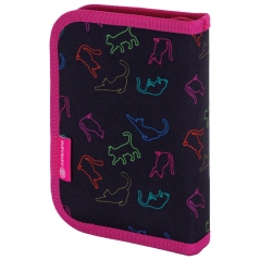 Pernica prazna 1zip 2preklopa AC1 Lo&Ve 24.Astrabag 503023051 crno-roze