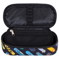 Pernica prazna ovalna 1zip 1 preklop AC6 Skateboards 24.Head 503024078 crno-žuta