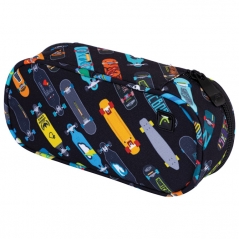 Pernica prazna ovalna 1zip 1 preklop AC6 Skateboards 24.Head 503024078 crno-žuta