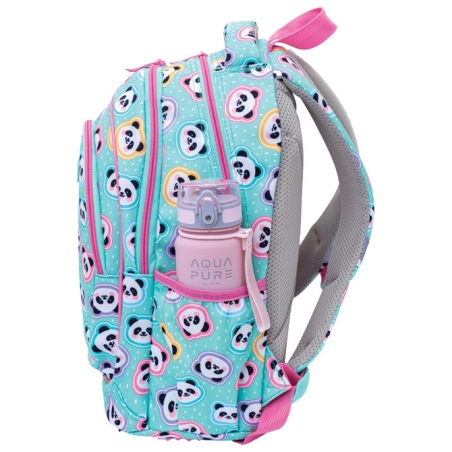 Ranac đački anatomski 3zipa AB330 Minty Pandas 25.Astrabag 502025010 tirkizni