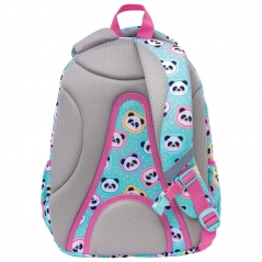 Ranac đački anatomski 3zipa AB330 Minty Pandas 25.Astrabag 502025010 tirkizni