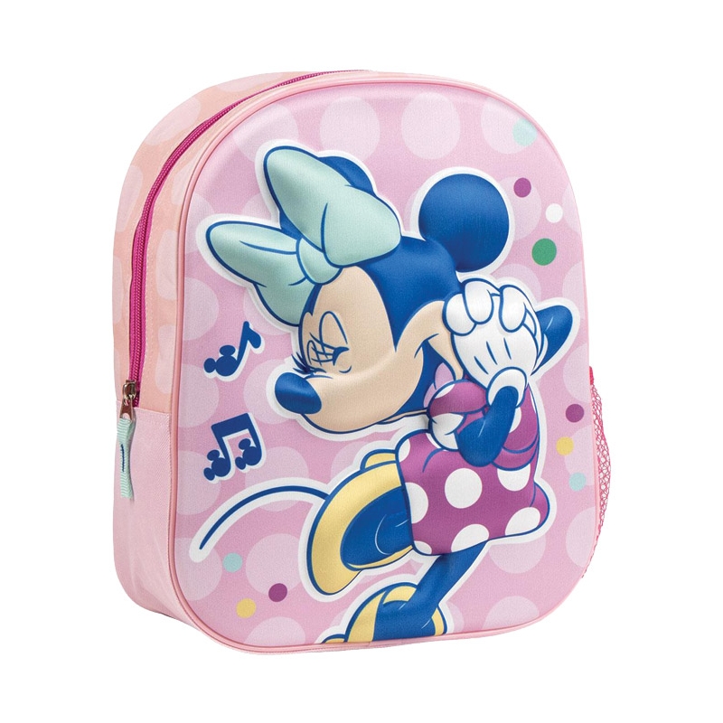 Ranac predškolski 3D Minnie Cerda 2100005876 svetlo roze