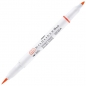 Flomaster obostrani 0,5/4mm Mildliner Brush&Marker Zebra 79230 tamno narandžasti