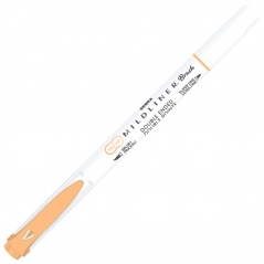 Flomaster obostrani 0,5/4mm Mildliner Brush&Marker Zebra 79190 fluo narandžasti