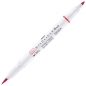 Flomaster obostrani 0,5/4mm Mildliner Brush&Marker Zebra 79130 crveni