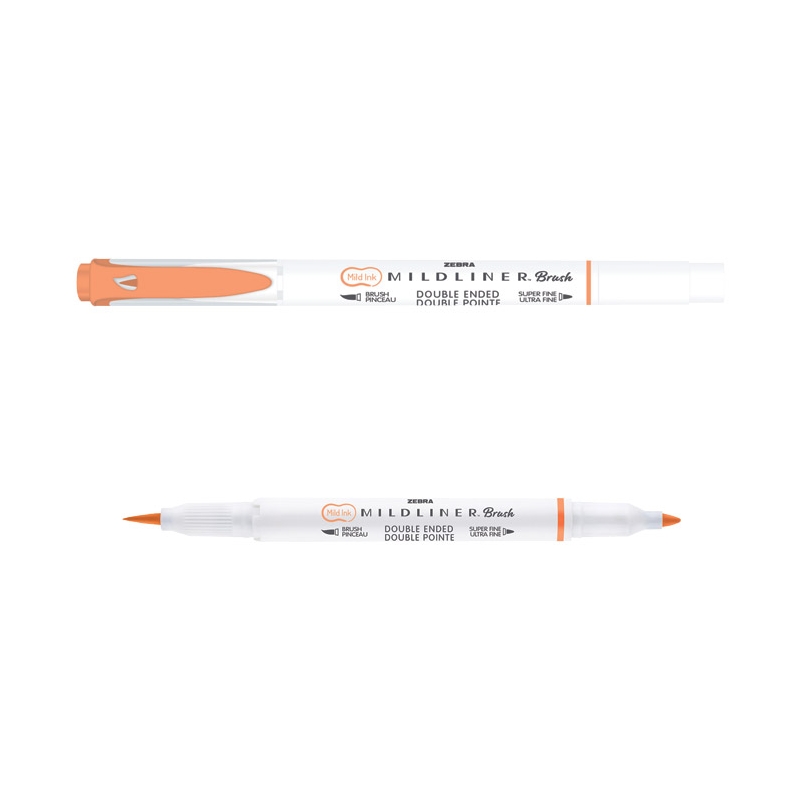 Flomaster obostrani 0,5/4mm Mildliner Brush&Marker Zebra 79590 kajsija