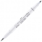 Flomaster obostrani 0,5/4mm Mildliner Brush&Marker Zebra 79110 sivi