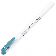 Flomaster obostrani 0,5/4mm Mildliner Brush&Marker Zebra 79420 tirkizni