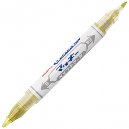 Marker uljani 0,7/1,2mm obostrani kosi/okrugli vrh Mckie Paint Zebra 57578 zlatni