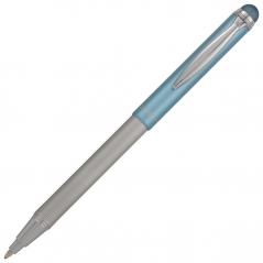 Olovka hemijska teleskopska 0,7mm u poklon kutiji Stylus Metallic Zebra 46616 svetlo plava